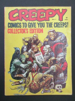 Creepy 1 - 1st Uncle Creepy Last Frank Frazetta Full Length Comic Warren 1964