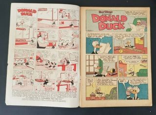 1947 MAR.  NO.  6 WALT DISNEY ' S COMICS & STORIES DONALD DUCK 10 CENTS RARE 3