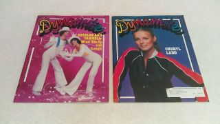 (11) Dynamite Magazines Vol 1 1 - 12 (1977 - 1978) Brady Bunch Farrah Star War 5