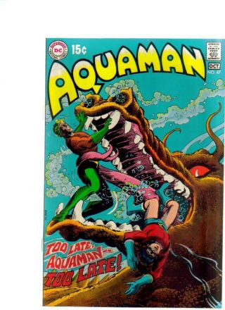 Aquaman 47 Cond.  1969 Bagged & Boarded