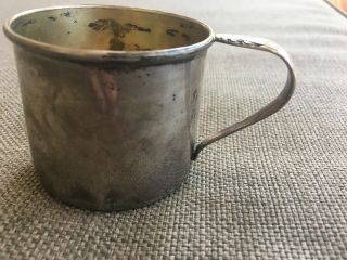 Vtg Heirloom Sterling Silver Lasting Spring Baby Childs Cup Mug 57 Grams