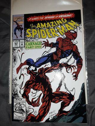 The Spider - Man 361 (apr 1992,  Marvel) 1st Carnage Cgc Worthy