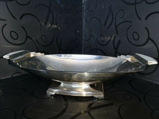 C W Fletcher & Sons Ltd Art Deco Silver Plated And Ivorine Handled Footed.