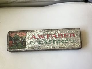 Vintage Advertising Pencil Tin