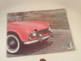 1961 - Vintage (paper) " Triumph Tr - 4 " Sales Brochure