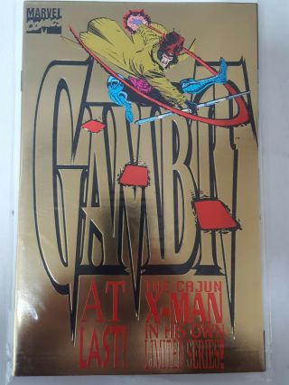 X - Men Comic Gambit 1 1993 Gold Edition Nm Bagged Boarded