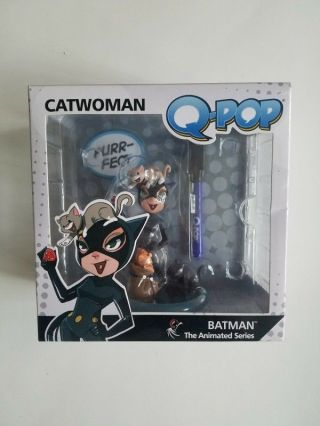 Quantum Mechanix - Q - Pop Catwoman Batman Animated Series Figure Vhtf Retired