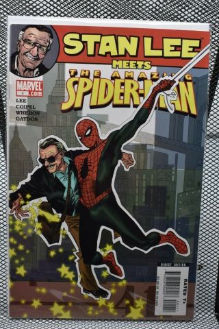 Stan Lee Meets The Spider - Man Marvel Comics Fantasy 15 Homage