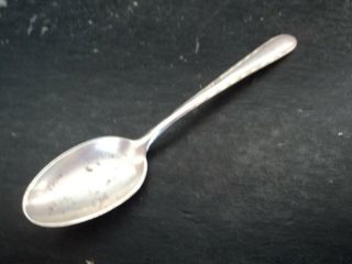 Vtg Antique Towle Usa 4 1/4 " Sterling Silver Flutes Baby Spoon Factory Marked