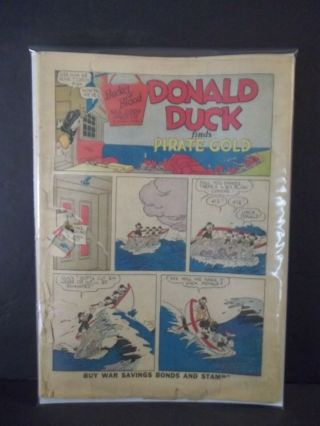Donald Duck Four Color 9 - 1st Carl Barks Art - Walt Disney Golden Age