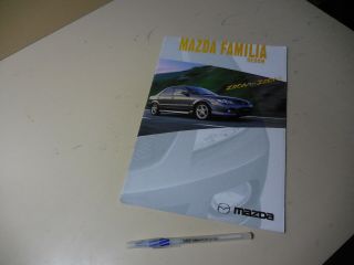 Mazda Familia Sedan Japanese Brochure 2002/09 Bj