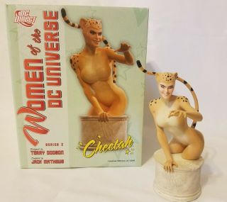Dc Direct Women Of The Dc Universe Cheetah Figurine Bust Series 2 No.  2002/3500