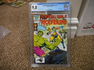 Incredible Hulk And Wolverine 1 Cgc 9.  8 1st Appearance Of Wolverine Reprint 181