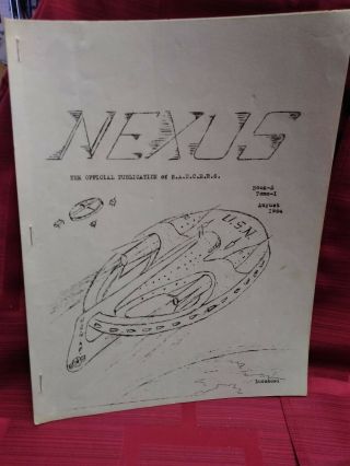 Original/vintage August 1954 " Nexus " Pub.  Book 2 - Tome 1 Ufo Research Society