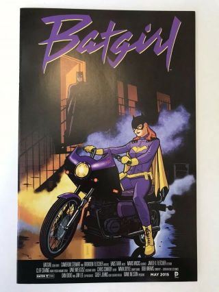 Batgirl 40 Purple Rain Prince Movie Poster Variant 2015 Nm,  /m
