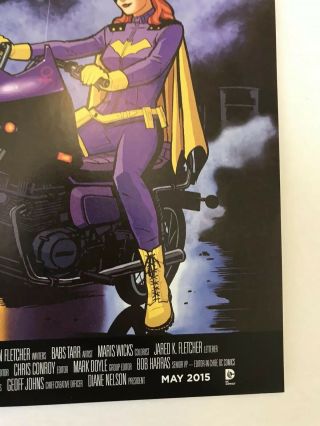 BATGIRL 40 Purple Rain Prince Movie Poster Variant 2015 NM,  /M 5