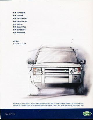 2004 Land Rover Lr3 - Drawing - Classic Vintage Advertisement Ad A12 - B