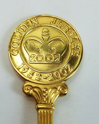 Queens Golden Jubilee 1952 - 2002 Arthur Price Souvenir Spoon