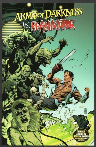 Army Of Darkness Vs.  Re - Animator Tpb Collects 1 - 4 J.  G.  Jones Cover 1st