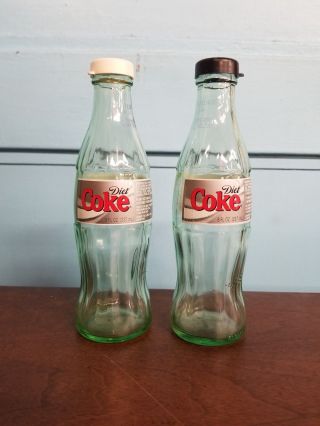 Diet Coke Bottle Salt And Pepper Shakers 8 Fl Oz