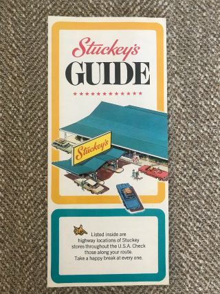 1960’s Stuckey‘s Truck Stop Restaurant Guide