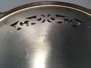 Vintage Silverplate Tea Pot Trivet,  Reed & Barton 149 3