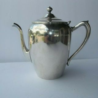 Vintage 1883 F.  B.  Rogers Silver Co.  Silver On Copper Teapot (quality Piece)