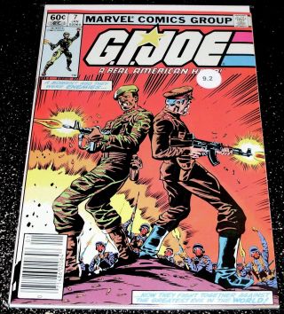 G.  I Joe 7 1st Print (9.  2) 1982 Series Marvel Comics