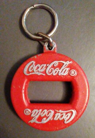 Key Chain & Fob Coke Coca Cola Bottle Opener Twist & Pop Off Made In Canada