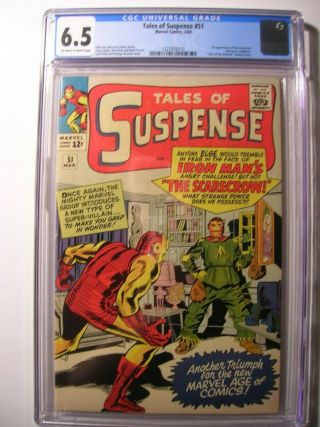 Tales Of Suspense 51,  Cgc 6.  5,  Ask For Best Shipp.  Quotes On Mult.  Wins