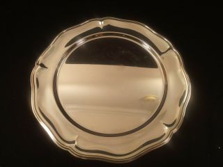 The Sheffield Silver Co Silverplate Scalloped Tray 12 "
