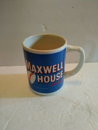 Vintage Maxwell House Coffee Mug Cup Good To The Last Drop
