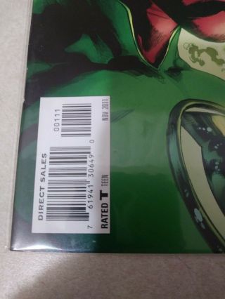 Green Lantern 1 Teardrop Error Variant Recalled First Print 52 Rare Comic 5