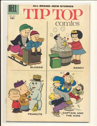 Tip Top Comics 211 - Peanuts Pages & Cover Vg/fine Cond.