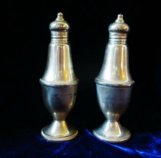 5 1/2 " Sterling Silver Weighted Duchin Salt & Pepper Shakers