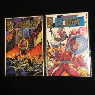 Valiant Gold Magnus Robot Fighter 21 The H.  A.  R.  D.  Hard Corps 1 Jim Lee
