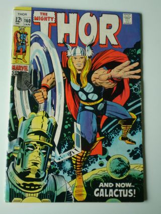 Thor 160 Marvel Silver Age/jack Kirby Cover Art