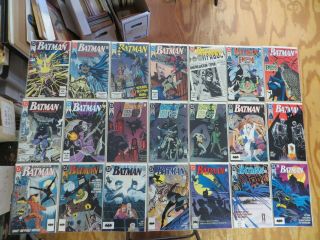 Batman 45 Issue Comic Run 443 - 487 Dc Joker Catwoman