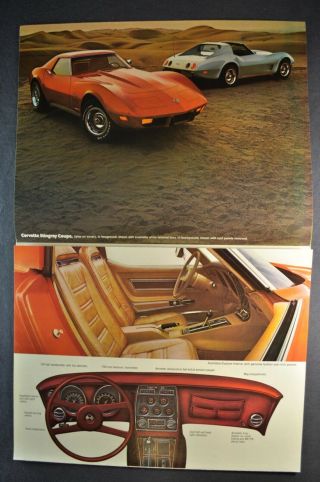 1976 Chevrolet Corvette Brochure Stingray 76 Not a Reprint 2