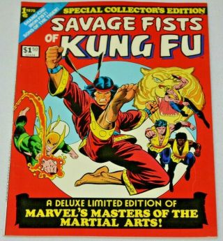 Savage Fists Of Kung Fu 1 (1975) Marvel Treasury Shang - Chi Iron Fist Fn
