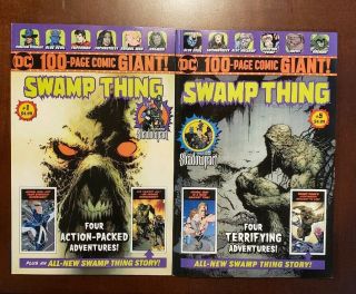 Swamp Thing Giant 100 Page Walmart Issue 1 And 5 Keys