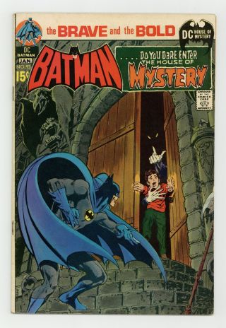 Brave And The Bold (1st Series Dc) 93 1971 Vg 4.  0