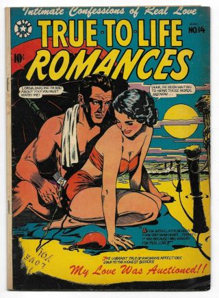 True To Life Romances 14 - Star 1953 - Lb Cole Cover - Kamen / Feldstein Art