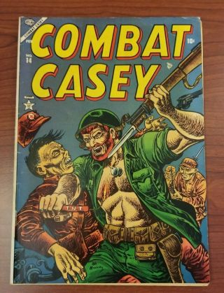 Combat Casey 14,  Feb 1954,  Vg,  (mark 