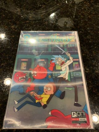 Rick And Morty Comic 1 Lenticular Variant Awesomecon Nm Numbered 1687/2000
