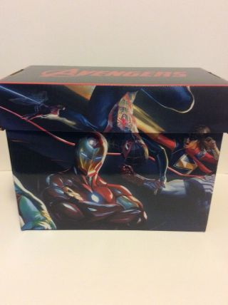 Licensed Art Marvel Comic Storage Box Avengers