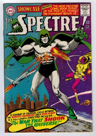 Showcase 60 3.  5 1st Silver Age Spectre 1966 Off - White Pages