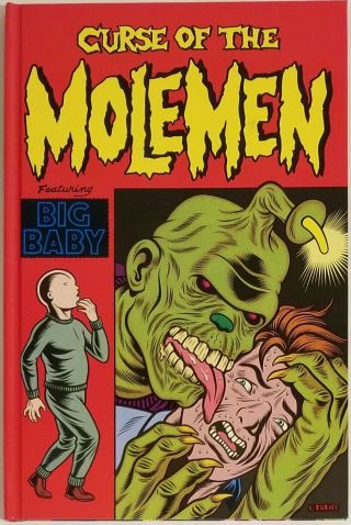 Charles Burns / Curse Of The Molemen Signed 1st Edition Hardcover 1991 Vf