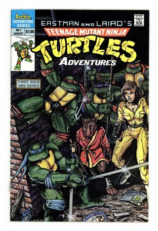 Teenage Mutant Ninja Turtles Adventures 1 1988 Vf/nm 9.  0