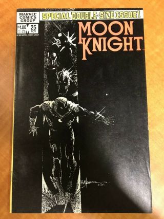 Moon Knight 25 • 1st Series • Marvel Comics 1982 • Fn 6.  0